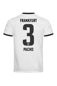 Eintracht Frankfurt Willian Pacho #3 Jalkapallovaatteet Kolmaspaita 2023-24 Lyhythihainen